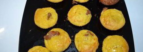 тыквенные маффины с шоколадной начинкой. Шаг 6