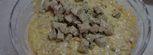 яблочные маффины с халвой и корицей. Шаг 5