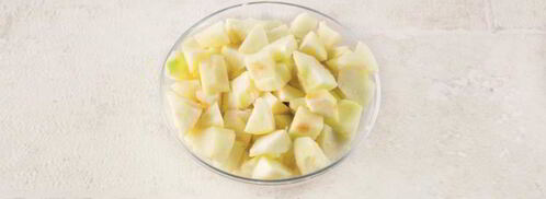 яблочные маффины с ореховым штрейзелем. Шаг 2