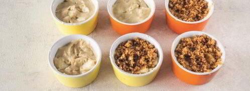 яблочные маффины с ореховым штрейзелем. Шаг 7