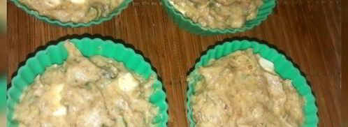 закусочные маффины с руколой и фетой. Шаг 3