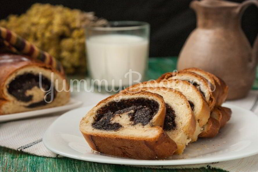 Рецепт макового дрожжевого рулета