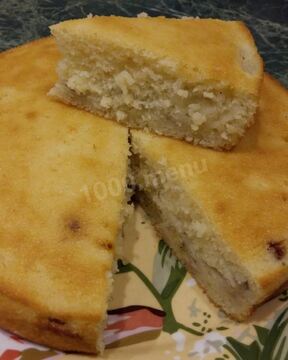 Банановый пирог манник