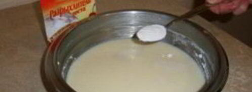 диетический манник на кефире. Шаг 2