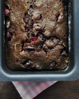 Кекс-манник с ягодами