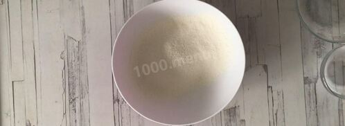 манник без молока на сметане. Шаг 4