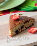 Манник на кефире с изюмом