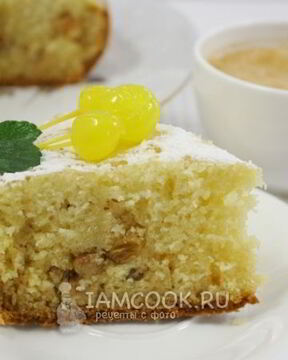 Манник на кефире с мукой в мультиварке