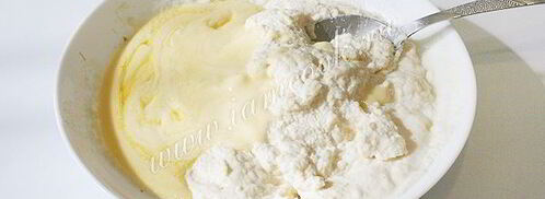 манник на кефире с мукой в мультиварке. Шаг 5