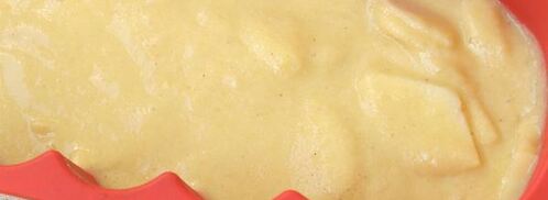 манник на кефире с яблоками. Шаг 4