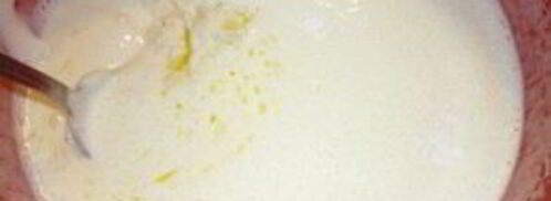 манник на кефире в мультиварке. Шаг 3