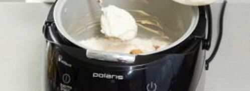 манник на молоке в мультиварке. Шаг 3