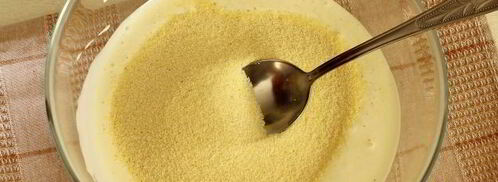 манник на сметане с яблоками. Шаг 6