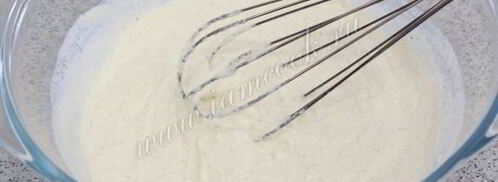 манник на сметане. Шаг 3