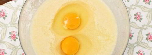 манник на воде с яйцами. Шаг 4