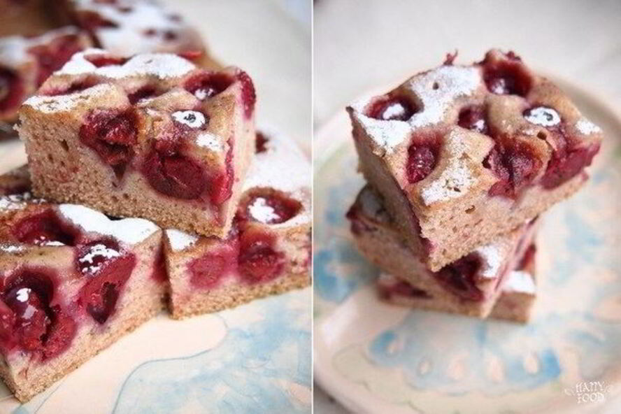 Рецепт манника с черной смородиной