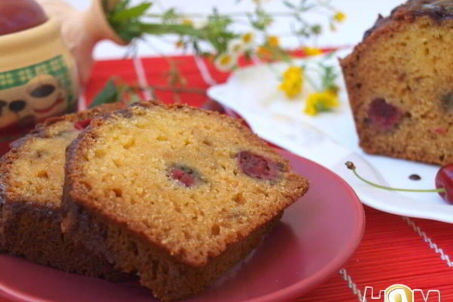 Рецепт манника с вишней