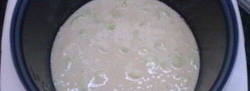 манник с яблоками на кефире. Шаг 9