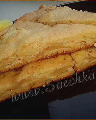 Манник с яблоками