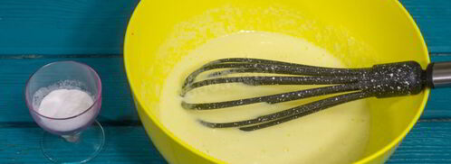 мокрый манник на кефире. Шаг 4