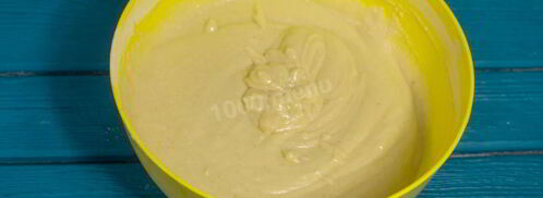 мокрый манник на кефире. Шаг 8