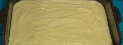 мокрый манник на кефире. Шаг 9