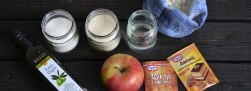 постный манник с яблоками. Шаг 2