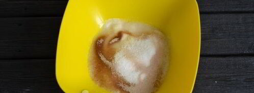 постный манник с яблоками. Шаг 3