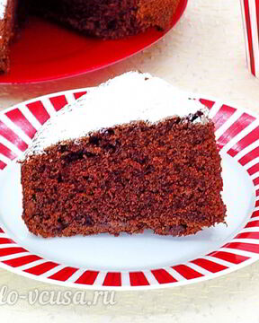 Шоколадный манник на сметане