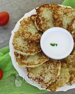 Капустные оладьи из сырой капусты