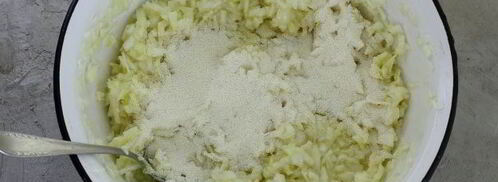 капустные оладьи из сырой капусты. Шаг 6