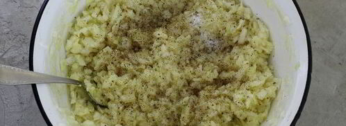 капустные оладьи из сырой капусты. Шаг 7