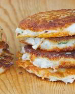 Картофельные оладушки с зеленью