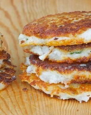 Картофельные оладушки с зеленью