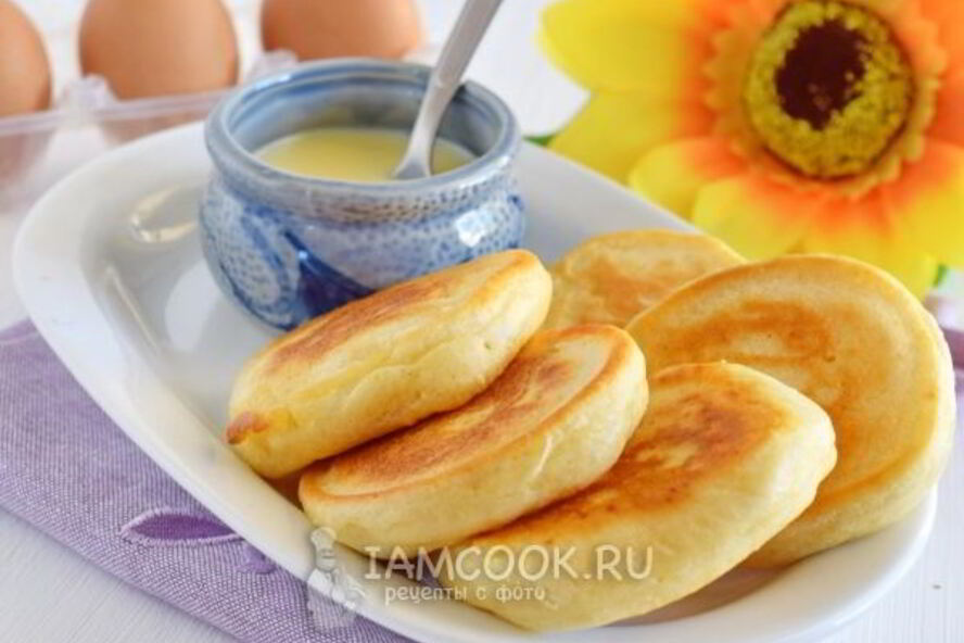 Рецепт классических оладий на молоке