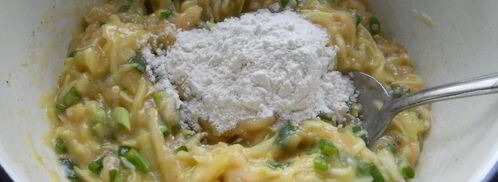 куриные оладьи с кабачком. Шаг 3