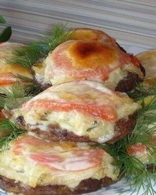 Оладушки из печени с луком и болгарским перцем