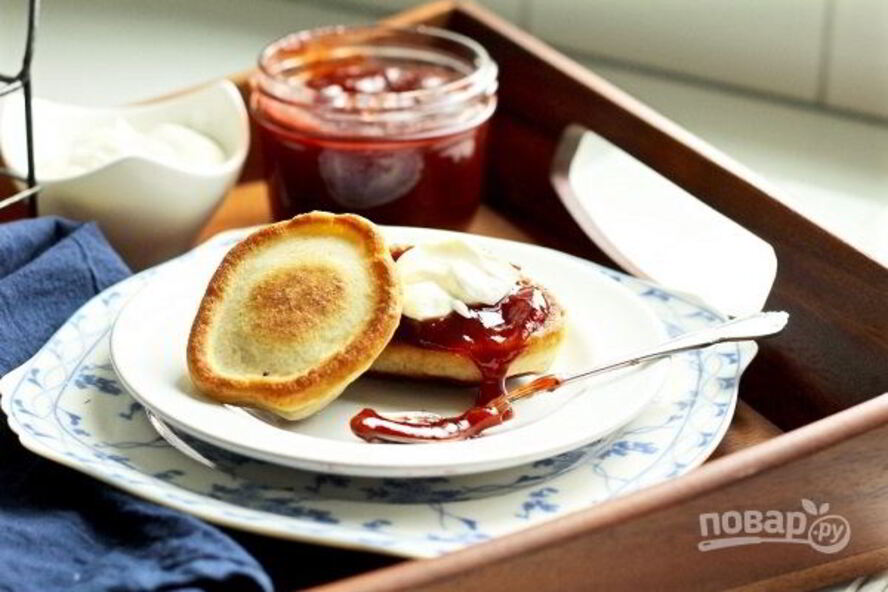 Рецепт оладий без дрожжей на кефире