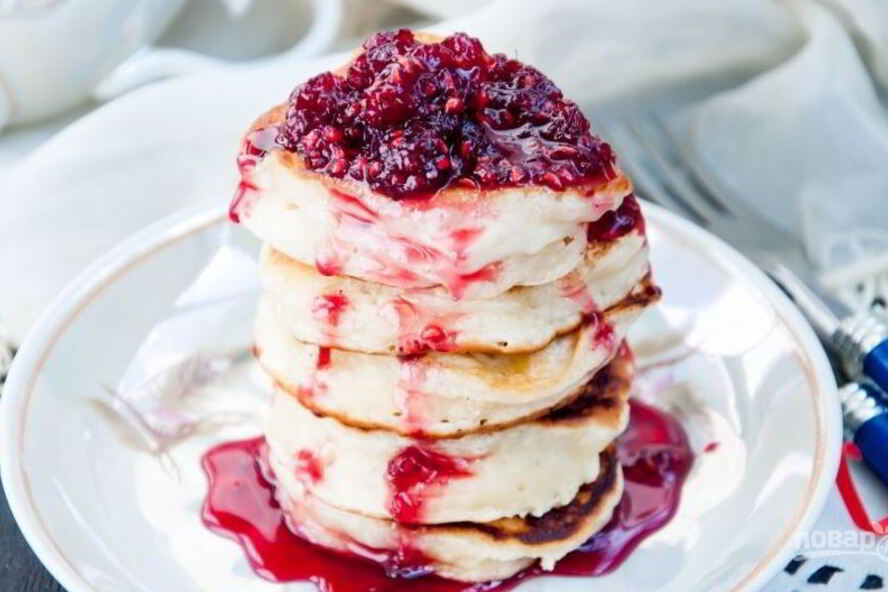 Рецепт оладий без яиц