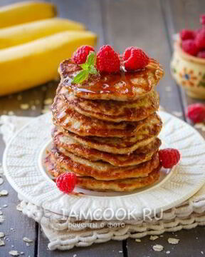 Оладьи из бананов и яиц