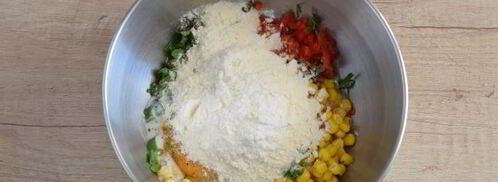 оладьи из консервированной кукурузы. Шаг 9