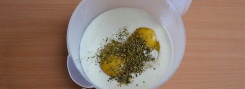 оладьи из куриного филе с крахмалом и кефиром. Шаг 4