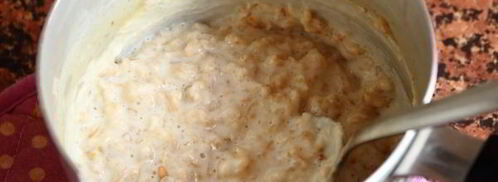 оладьи из овсяной каши. Шаг 5