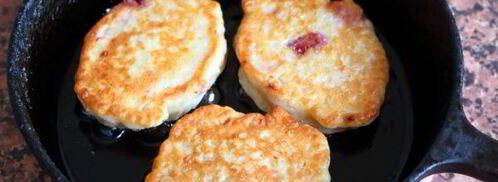 оладьи из овсяной каши. Шаг 11