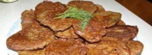 оладьи из печени индейки. Шаг 6