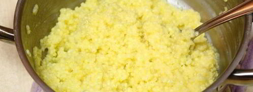 оладьи из пшенной каши. Шаг 5