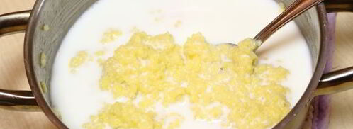 оладьи из пшенной каши. Шаг 6