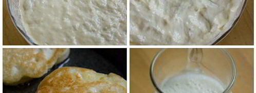 оладьи на дрожжевом тесте с яблоками. Шаг 2