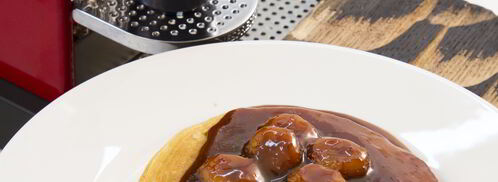 оладьи на кефире с фруктами. Шаг 6