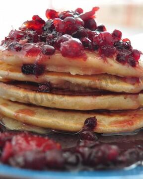 Оладьи на кефире с корицей